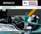 Нико Росберг празднует свою победу в Гран Гран-при Монако-2014